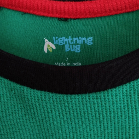 Nwot Boys 7 Lightening Bug Thermal Long Sleeve - Picture 2 of 2